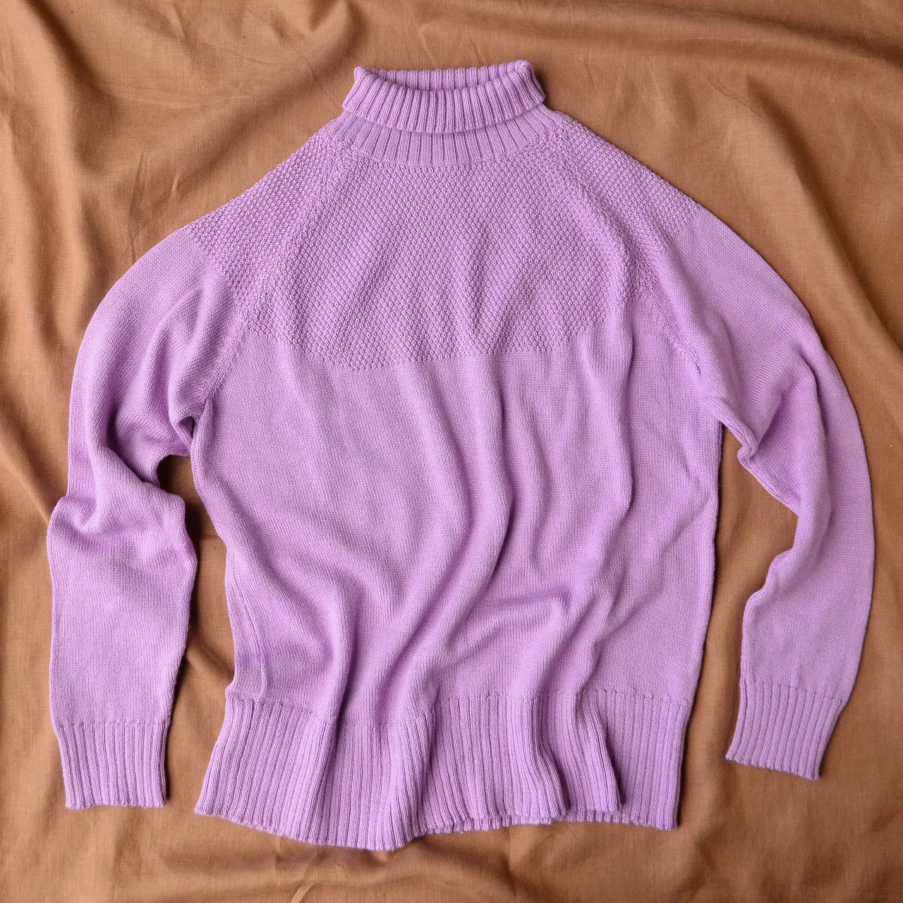 Women's Sailor Sweater - Alpaca/Merino - Lilac (S) *Last One!