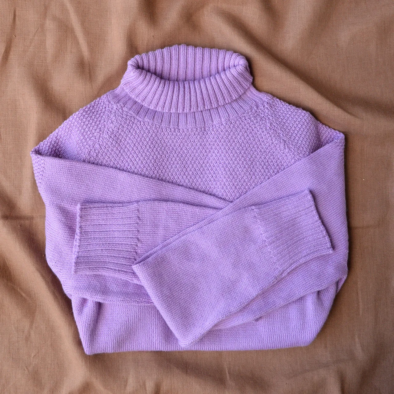 Women's Sailor Sweater - Alpaca/Merino - Lilac (S) *Last One!